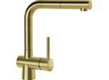 Küchenarmatur SCHOCK "LAIOS SB", gold (weißgold), B:21,6cm H:28,5cm Ø:5,1cm, Armaturen