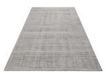 Teppich ESPRIT "Gil, ESP-39954, auch als Läufer erhältlich", grau (hellgrau), B:140cm H:8mm L:200cm, Polyester, Teppiche, Teppich, handgewebt, seidig glänzend, schimmernde Farbbrillianz, Melangeeffekt