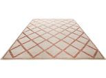 Teppich HOMIE LIVING "Bergamo HL-45574", beige (beige, rot), B:120cm H:5mm L:170cm, Polypropylen (PP), Teppiche, Teppich