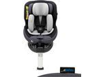 Autokindersitz PETEX "King, mit Isofix, grau", Baby, grau, Kindersitze, ISOFIX-Befestigung & Stützfuß oder mit 3-Punkt-Gurt des Fahrzeugs