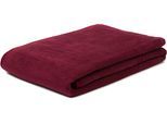Wohndecke GÖZZE "Arizona", rot (bordeaux), B:150cm L:200cm, Baumwolle, Polyacryl, Polyester, Wohndecken, Wohndecke, mit farblich passender Bandeinfassung