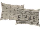 Dekokissen WIRTH "Romo" Gr. 1, gold (goldfarben, gemustert), B:40cm L:60cm, Baumwolle, Polyester, Dekokissen_Sitzkissen_Kissenhüllen, Kissenhülle ohne Füllung, 2 Stück
