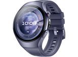 Smartwatch HUAWEI "WATCH 5 46mm", lila (violett), Smartwatches, X-TAP, Health Glance, Titanium, Kompatibel mit iOS & Android