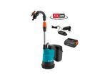 Gardena Akku-Regenfasspumpe 2000/2 18V P4A Ready-To-Use Set (14602-61)