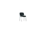 Besucher-Stuhl ISO Leder chrom/K-leder schw. ; E/D/E (ISO CR V4)