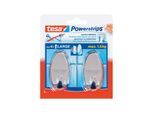 tesa Powerstrips Haken Large Oval,chrom (58050-00012-20)