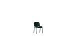 Besucher-Stuhl ISO schwarz/blau ; E/D/E (ISO BL EF078)