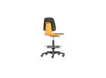 bimos Arbeitsstuhl Labsit 4, PU orange Sitzhöhe 560-810 mm (9125-2000-3279)
