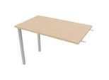 Ansatztisch ARLON-OFFICE, B 1000 x T 600 x H 730 mm, Eiche-Dekor