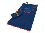 Dyckhoff Mikrofaser Handtuch mit Reißverschluss marine 60,0 x 120,0 cm
