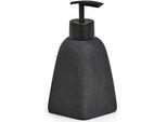 Zeller Seifenspender Dark Stone 18891 schwarz Polyresin 220,0 ml