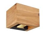 LED-Wandleuchte 15553W1 in Schwarz/Dunkelbraun max. 8 W Wandlampe