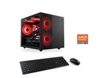 CSL PC "Cube V24220", schwarz, Microsoft Windows 11 Home (64 Bit), 32 GB RAM 1.000 GB SSD, Desktop-PCs, PC