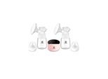 Lorelli elektrische Doppelmilchpumpe Daily Comfort LCD-Anzeige mit zwei Flaschen pink