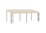 vidaXL Wand-Pavillon 3x6 m Creme Stoff