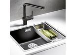 Blanco SUBLINE 500-IF SteelFrame Spüle 524107 54,3x44,3cm, PuraDur anthrazit, Einbau von oben, ohne Ablauffernbedienung
