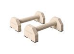 SPORTNOW 2er-Set Liegestützgriffe rutschfest Push Up Griffe aus Holz Natur