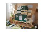 TiCAA Etagenbett Erni Country Kiefer Natur