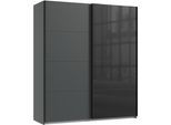 Wimex Kleiderschrank »Tilburg, Metallgriffe, Made in Germany«, (Breite 270cm wahlweise mit 2 oder 3 Türen), mit Schwebetüren, jeweils 1 Glaselement, 180, 225 oder 270cm breit