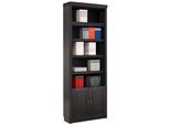Home affaire Bücherregal »Soeren«, aus massiver Kiefer, Höhe 220 cm, mit 2 Holztüren, viel Stauraum