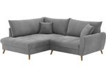 Mr. Couch Ecksofa "Blackburn II L-Form" Wahlweise mit Kaltschaumpolsterung bis 140 kg belastbar
