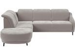 sit&more Ecksofa "Blues L-Form" wahlweise mit Klapptisch und USB