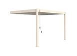 Pavillon Deluxe ca. 400x255x300 cm Weiß