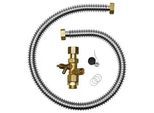 Buderus Anschluss-Set AAS 3/4 mit KFE-Ventil - Länge 1 m - 5354810