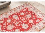 Teppich ME GUSTA "Faye 625", rot, B:230cm H:6mm L:330cm, Polyester, Teppiche, Teppich, Flachgewebe, gedrucktes Motiv, Wohnzimmer, Esszimmer