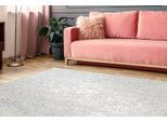 Fellteppich CALO-DELUXE "Vezzana 615" Gr. 3, bunt (silberfarben, weiß), B:120cm H:5mm L:170cm, Kuhfell, Leder, Teppiche, Fellteppich, echtes Rinderfell, Wohnzimmer