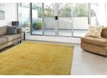 Teppich KAYOOM "Luxury 110" Gr. 3, gelb, B:120cm H:13mm L:170cm, Viskose, Teppiche, Teppich, Kurzflor, meliert, handweb, Wohnzimmer