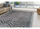 Teppich CALO-DELUXE "Viteox 410" Gr. 3, grau, B:120cm H:13mm L:170cm, Viskose, Teppiche, Teppich, Viskose, Kurzflor, Wohnzimmer