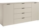 HBZ Sideboard »Linz Kommode, BxHxT 180x90x40cm«, (1 St.), Breite 180cm,Lip-Griff, Melaminbeschichtung