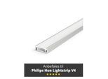 Light Solutions Aluminum Profile - Model S for Philips Hue and LIFX - Alu - 1m
