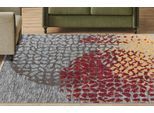 Teppich KAYOOM "Milan 425", bunt (multi, rot), B:80cm H:5mm L:150cm, Polypropylen, Teppiche, Teppich, ca. 436.800 Points/qm, Kurzflorteppich, weiche Haptik, hochwertig