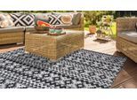 Teppich KAYOOM "Sunny 210", schwarz, B:80cm H:8mm L:150cm, Polyester, Teppiche, Teppich, Besonders pflegeleicht. Im Innen- und Außenbereich verwendbar.