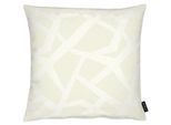 Dekokissen APELT "Domino", beige (natur), B:46cm L:46cm, Polyester, Dekokissen_Sitzkissen_Kissenhüllen