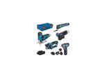 BOSCH 5er Werkzeug-Set 12V: GSR + GOP + GHO + GWS + GST + 3x GBA + GAL + XL-BOXX (0615A0017D)