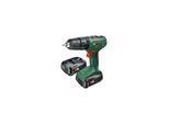 BOSCH Akku-Schlagbohrmaschine EasyImpact 18V-40: 2x Akkupack PBA 18V 1.5Ah W-A (06039D8108)