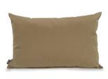 Dekokissen H.O.C.K. "Classic Uni", braun (braun, unifarben), B:60cm L:40cm, Polyacryl, Dekokissen_Sitzkissen_Kissenhüllen, Kissenhülle mit Füllung, 1 Stück, 60/40 cm