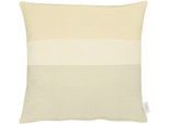 Dekokissen APELT "Rayon" Gr. 1, beige (natur, gemustert), B:48cm L:48cm, Polyester, Dekokissen_Sitzkissen_Kissenhüllen, Kissenhülle mit Füllung, 1 Stück