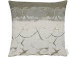 Dekokissen APELT "Opalia" Gr. 1, grau (taupe, beige, gemustert), B:46cm L:46cm, Baumwolle, Polyester, Dekokissen_Sitzkissen_Kissenhüllen, Kissenhülle ohne Füllung, 1 Stück