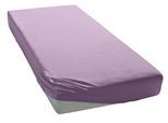 Spannbettlaken ELEGANTE "Mako-Jersey", lila (lavendel), 1 Stk., Mako-Jersey, 120x200 28cm, Mako-Jersey, Obermaterial: 97% Baumwolle, 3% Elasthan, Bettlaken, Spannbettlaken, in hochwertiger Qualität mit Elasthan-Anteil