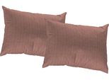 Dekokissen WIRTH "Torbole" Gr. 3, orange (terrakotta, meliert), B:50cm L:50cm, Baumwolle, Polyester, Dekokissen_Sitzkissen_Kissenhüllen, Kissenhülle ohne Füllung, 2 Stück