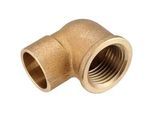 Rotguss-Löt-Winkel 90° - 18 mm - 1/2'' IG - mit DVGW-Zulassung