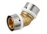 Pressfitting-Winkel 45° - 40 x 3,5 mm für MV-Rohr