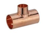 Kupfer-Löt-T-Stück - 28 x 22 x 28 mm - mit DVGW-Zulassung