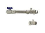 Wärmemengenzähler-Einbau-Set - horizontal - für Baulänge 110 mm 3/4'' und 130 mm 1''