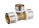 Pressfitting-T-Stück - Mittelabgang reduziert - 50 x 4,0 - 40 x 3,5 - 50 x 4,0 mm für MV-Rohr