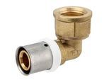 Pressfitting-Winkel 90° - 20 x 2,0 mm - 1/2 Zoll Innengewinde für MV-Rohr